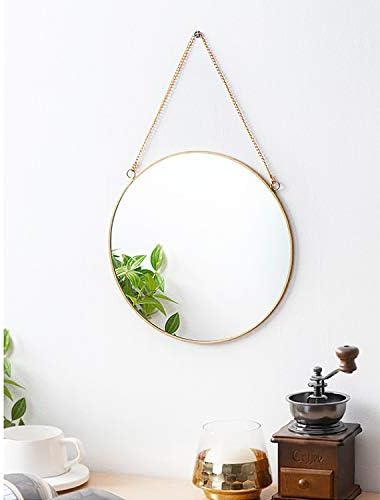 Dahey 11.8" Small Circle Round Office Wall Hanging Mirror - Image 6