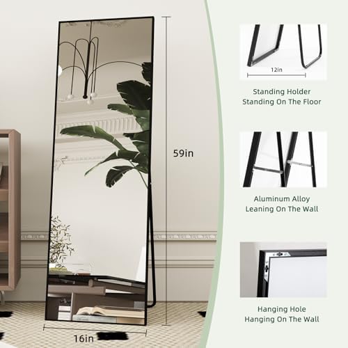 Beauty4U 59" x 16" Full Length Mirror - Image 2