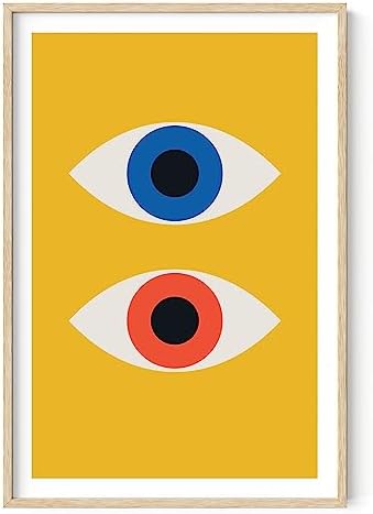 HAUS AND HUES Mid Century Modern Wall Art by HausandHuesArtPrints