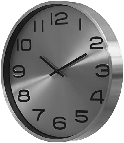 Clockswise Modern Decorative Aluminum Round Wall Clock - Image 3