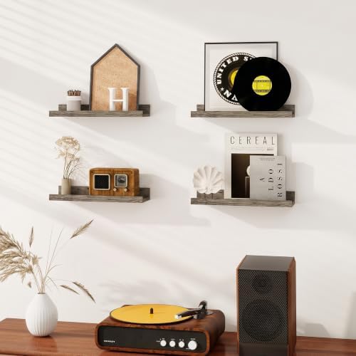 Dreamland Picture Ledge Shelf for Wall, Floating Shelves Set of 2, 16 inch Long - Image 2