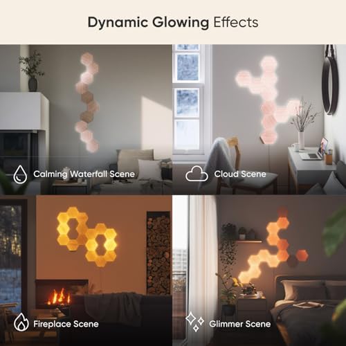 Nanoleaf Elements Hexagon Lights, Smart RGBW LED Wall Light Panels, 7 PK - Image 5