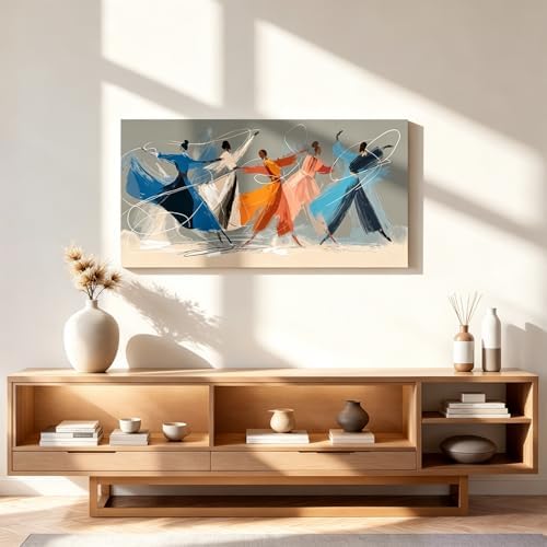 I@U Abstract Dancer Wall Art Decor Canvas Wall Art Decor - Image 6