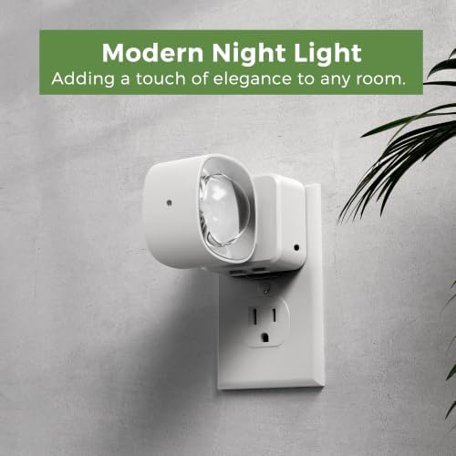 L LOHAS LED Night Light Projector, Night Lights Plug into Wall 3CCT 2 Pack - Image 7