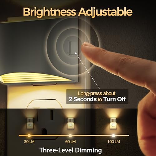 DORESshop Night Light, Night Lights Plug into Wall, Adjustable - Image 2