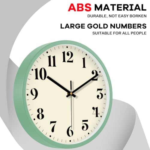 10" Unique Silent Wall Clock - Image 6