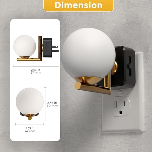 L LOHAS LED Night Lights Plug Into Wall 2 Pack, Dusk to Dawn Sensor - Image 6