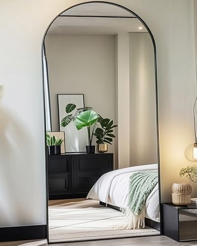 NEARBYSD Arched Full Length Mirror 81"x41" Full Body Floor Mirror Standing by NEARBYSD