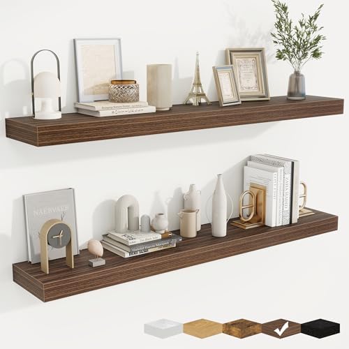 Floating Shelves for Wall, Wall Mounted Wood Shelves by Fuqing