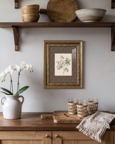 InSimSea Vintage Botanical Wall Art, Floral Sketch Canvas Print, 13x16 Inch - Image 6