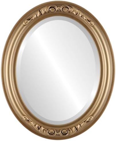 OVALCREST Oval Beveled Wall Mirror by OVALCREST