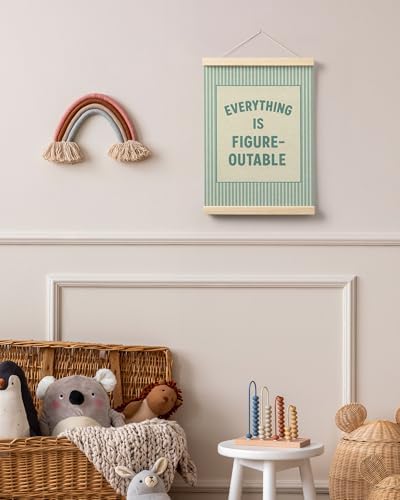 FGFK Everything Is Figureoutable Positive Affirmations Wall Art Poster Hanger - Image 6