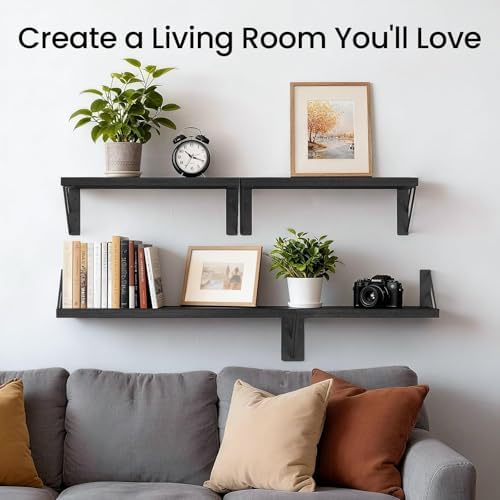 BAYKA Wall Mounted Floating Shelves - Image 3