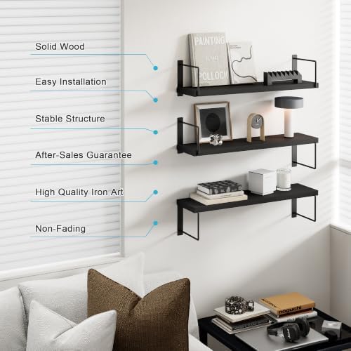 Floating Shelves, 24 In Bookshelves - Image 4