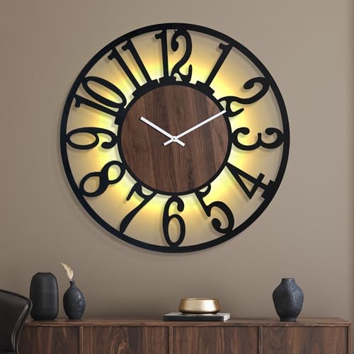 30 Inch Large Metal Wall Clock by ArtfulClocksBeautifulMoments