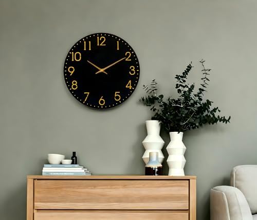 Modern Wall Clock Battery Operated, 8 Inch Small Wall Clocks, Simple Minimalist - Image 6