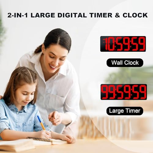 TXL 17.2" Bluetooth Digital Wall Clock - Image 2
