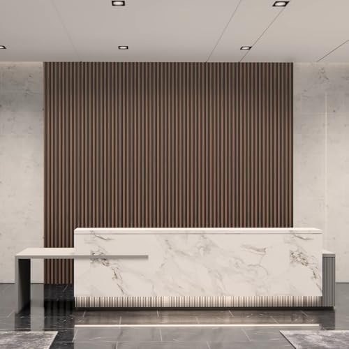 Art3d 96 x 6 Inch 3D Fluted Wood Textured Slat Wall Panel - Image 3