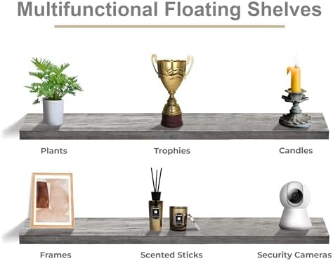 Sorbus Floating Shelves for Wall Storage - Image 6