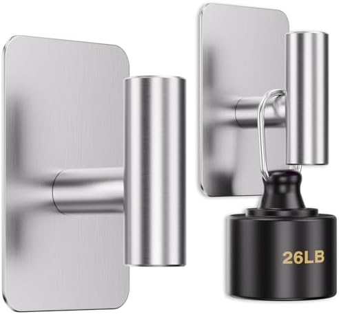 Aikzik Large Heavy Duty Wall Hooks - 26lb Max by Aikzik