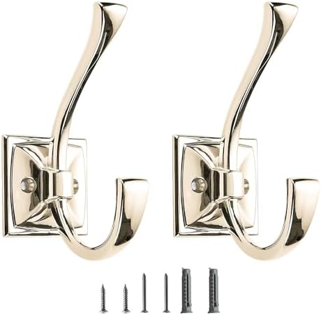 2 Pack Decorative Heavy Duty Towel Hooks by CABDM