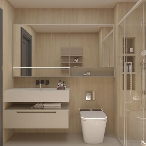 32x315inch Extra Wide Light Brown Wood Grain Wallpaper Peel and Stick Beige Oak - Image 6