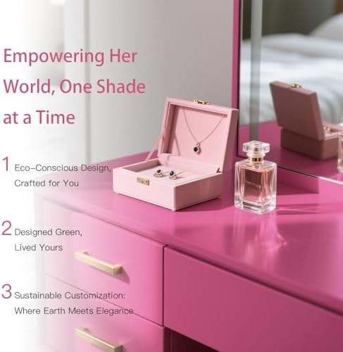 Ismoon 17.7inx393in Pink Wallpaper Peel and Stick Wallpaper Pink Contact Paper - Image 2