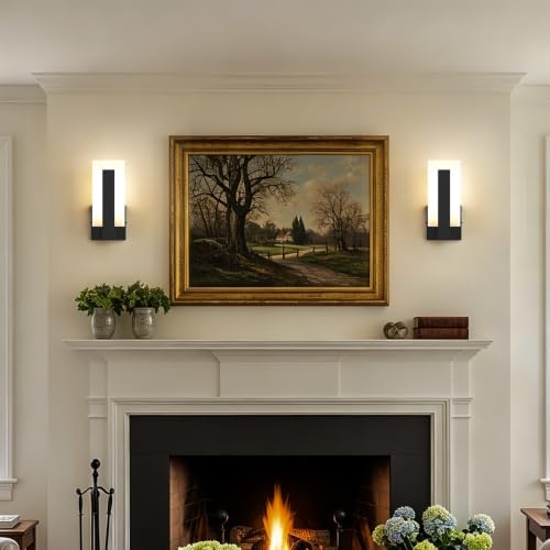 2 Pack Modern LED Wall Sconces, 9.76Inch 5W 3000K Wall Lights - Image 2