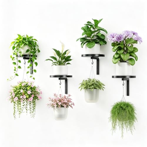 Plant Hanger Holder Window Shelf Wall Mounted Indoor by Unknown