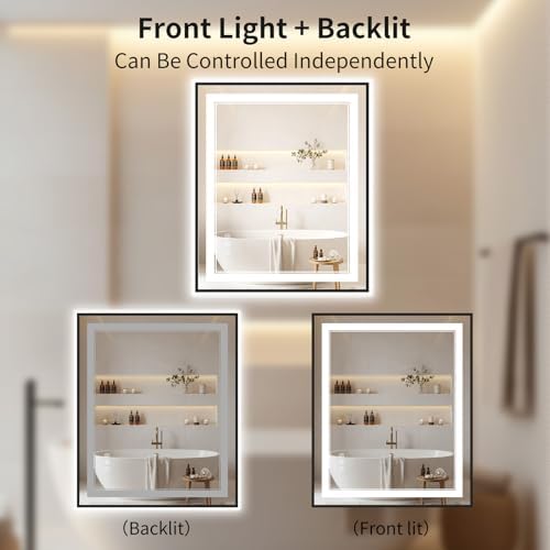 38"x38" LED Bathroom Mirror - Image 3