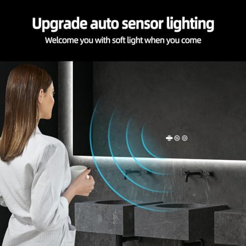 72 x 36 in Backlit LED Bathroom Mirror - Image 2