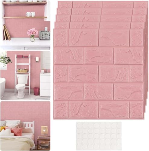 Faux Brick Wall Panels Peel and Stick Tile by Abyssaly