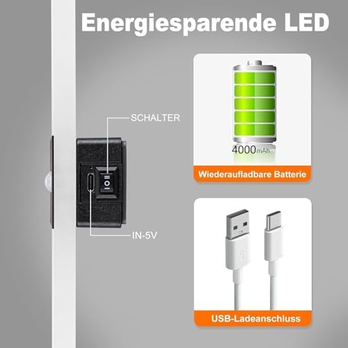 Rechargeable Wall Sconce, LED Wall Lights - Image 5