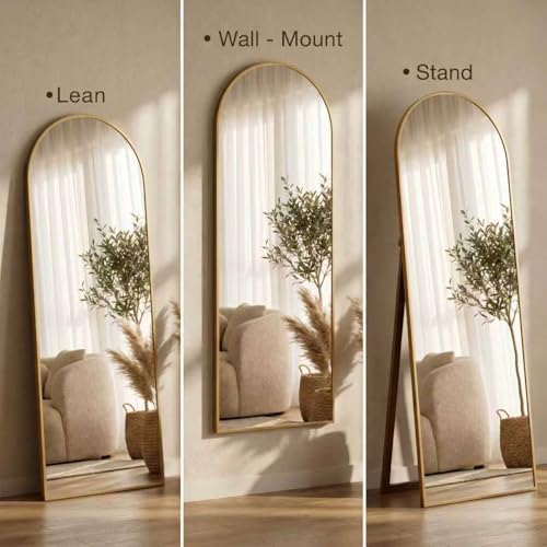 58"x19" Floor Mirror Full Length, Arched Full Length Mirror - Image 4