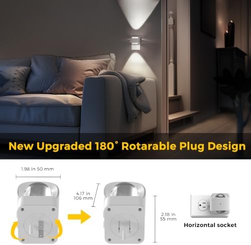 L LOHAS LED Night Light Projector, Night Lights Plug into Wall Light Sensor - Image 6