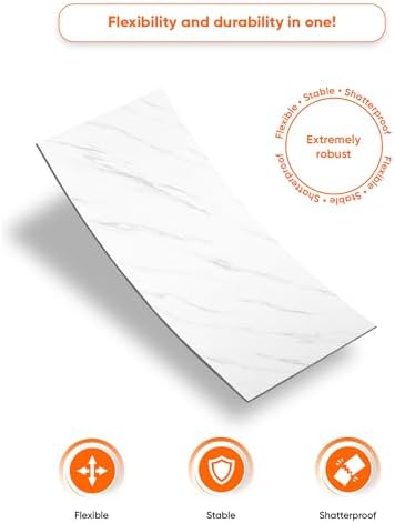 4 Pcs 24"x45" PVC Marble Wall Panels - Image 6