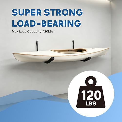 Heavy Duty Garage Storage Hooks - 120 LB Capacity Wall Mounted Rack - Image 3