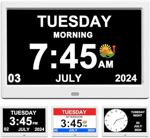 2026 Digital Clock Plug-in, Power Outage Memory, DST Display Time, and Year by TIMEMOON