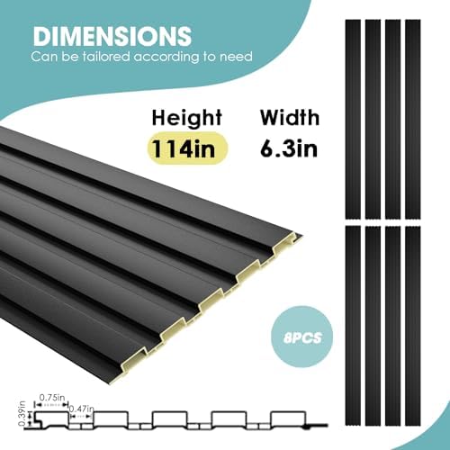 OUZUGIE WPC Acoustic Slat Wall Paneling - Image 3