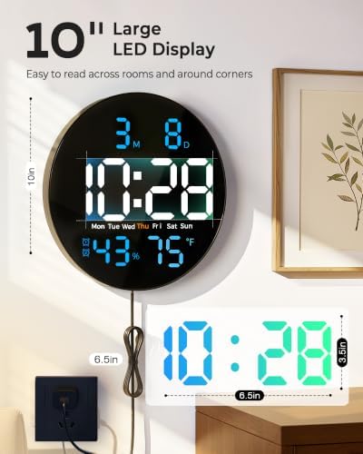 Digital Wall Clock - Image 2