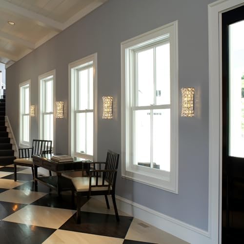 Crystal Wall Light Fixtures, Modern Chrome Wall Lamp - Image 7