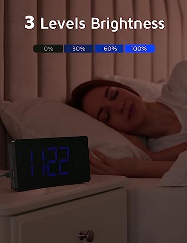 GOLOZA Projection Alarm Clock, Digital Clock - Image 3