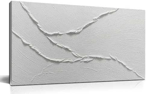 HUBOSKN Abstract Canvas Wall Art Office White Wall Decor by HUBOSKNCANVASWALLART