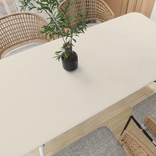 Grasscloth Peel and Stick Wallpaper Beige Textured Contact Paper, Countertop - Image 4