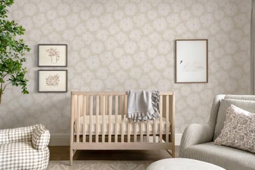 Dimoon Self-Adhesive Peel and Stick Contact Paper Cottage Wallpaper Light Brown - Image 5