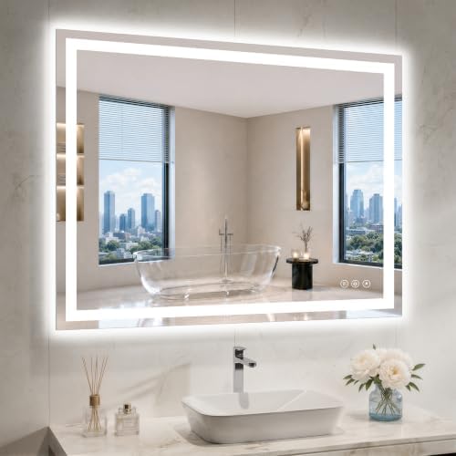 36"x42" LED Bathroom Mirror by MYSUNORIA