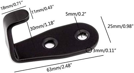 Heavy Duty Wall Hooks, Stainless Steel Screw On Hooks - Image 2