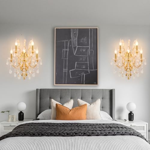 YLONG-ZS Large Modern Crystal Wall Lights - Image 5