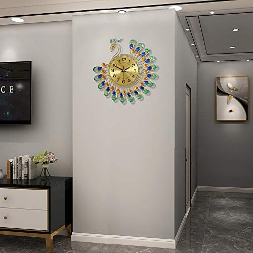 FLEBLE Large Wall Clocks for Living Room Decor Gold Decoration Wall Clock - Image 3