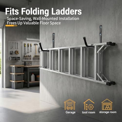 Heavy Duty Garage Storage Hooks, Wall Mounted Utility Hanging Rack - Image 4